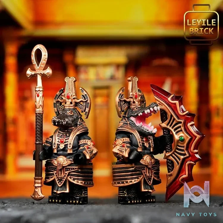 LEYILEBRICK Studio – Crocoldilopolis LYLST608 (2 Head modified)