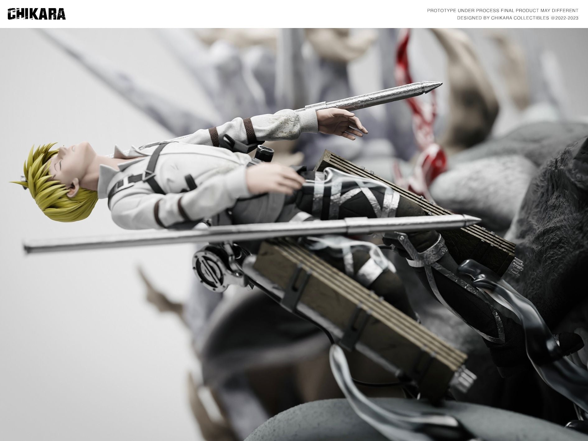 Mikasa & Armin - Attack On Titan - Chikara Studio resin statue Chikara Studio anime figure