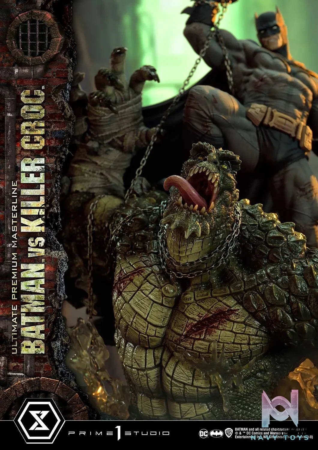 Prime 1 Studio – Ultimate Premium Masterline Batman (Comics) Batman Versus Killer Croc UPMDC-07 UPMDC-07DX UPMDC-07DXS (Licensed)
