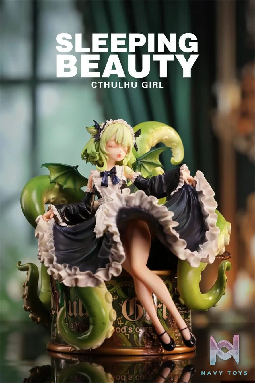 Sleeping Beauty Cthulhu Girl resin statue WeArtDoing Studio anime figure