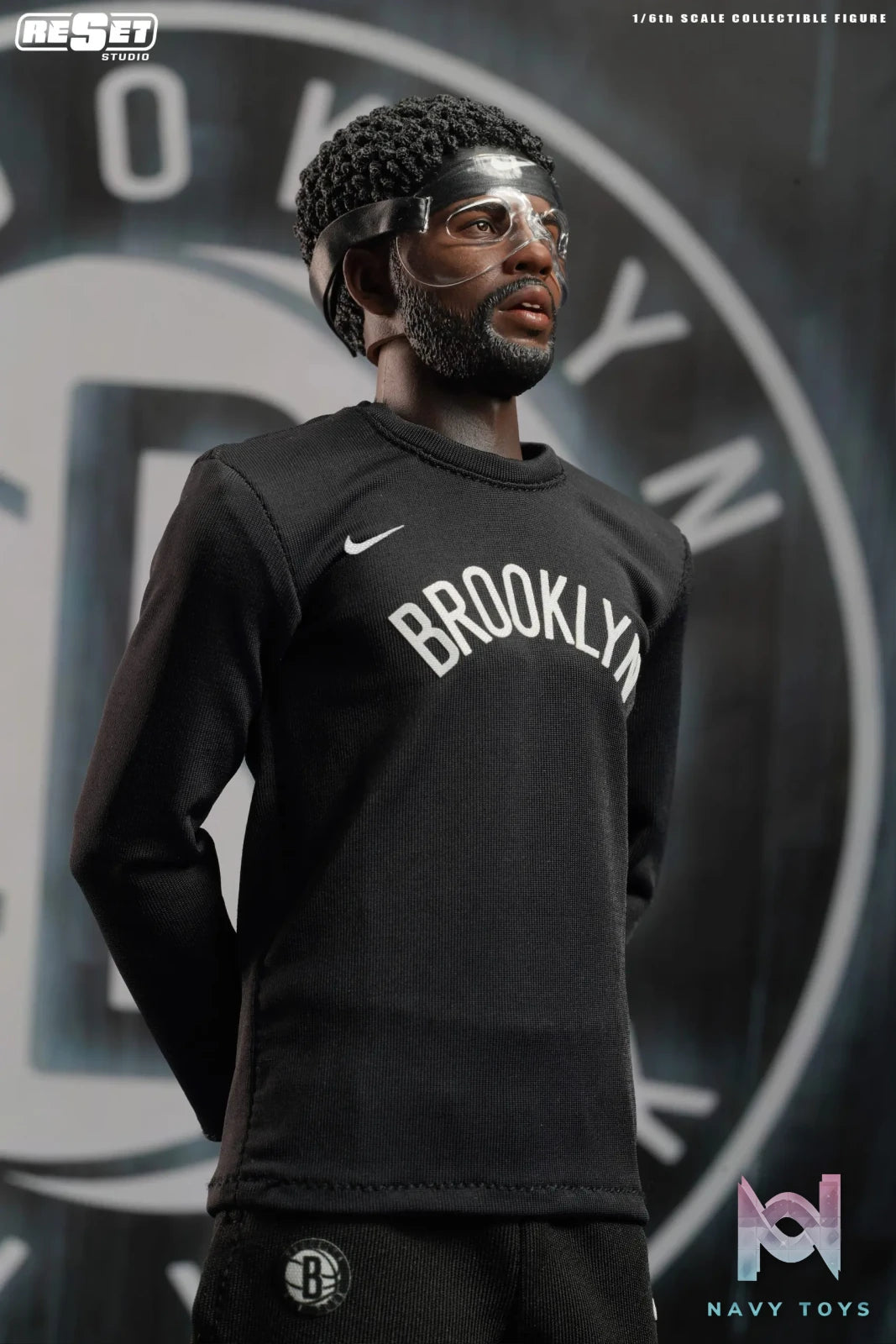 Reset Studio – NBA Nets Masked Kyrie Irving 1/6 Collectible Action Figure