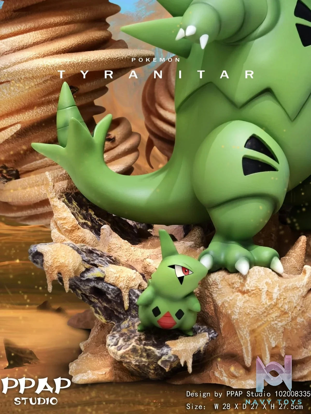 Tyranitar Family - Pokemon - PPAP Studio resin statue ppap studio anime figure