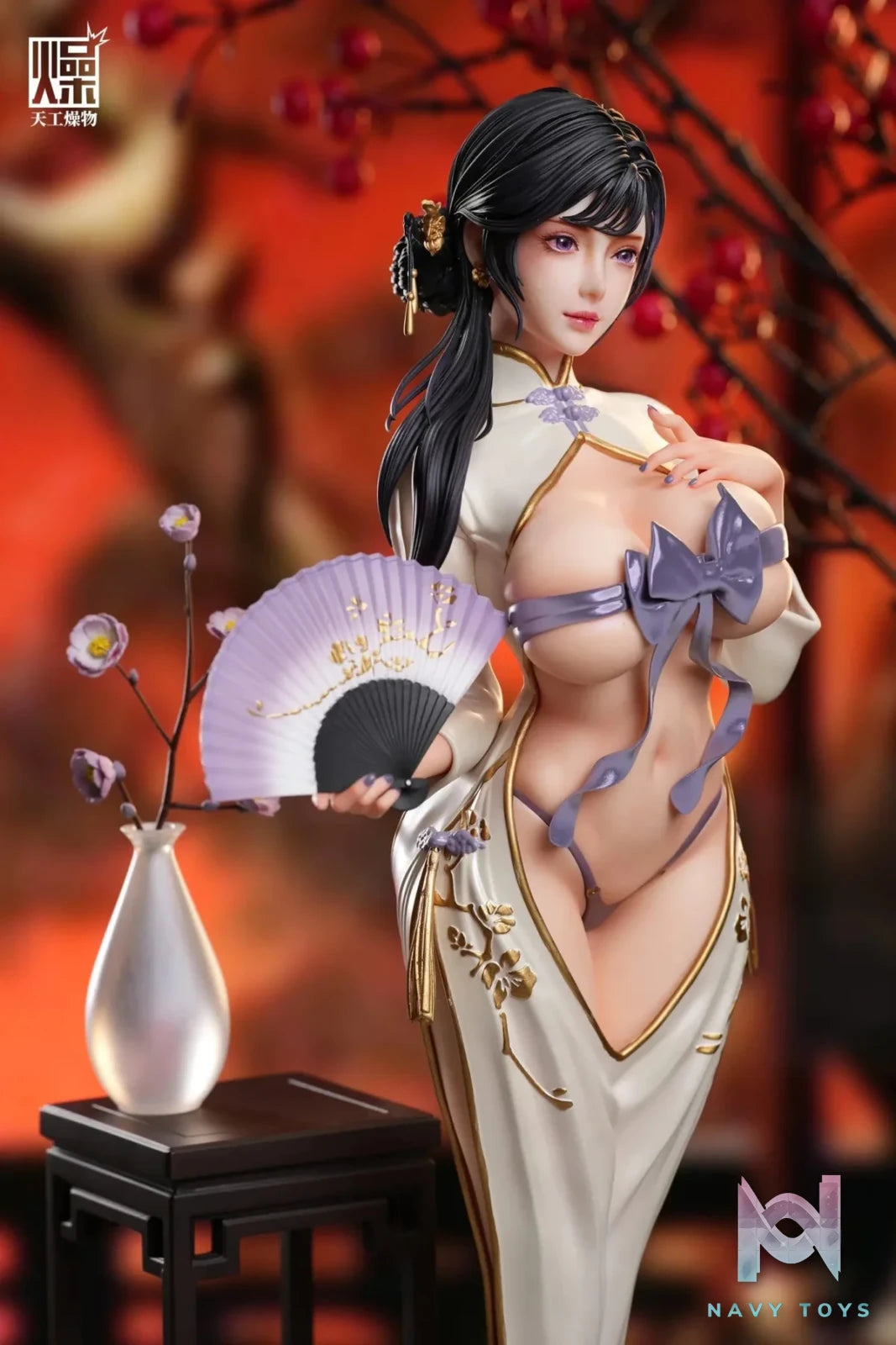TGZW Studio - Uniform Series Part 3: Cheongsam Red Apricot (Licensed) resin statue Navy Toys anime figure