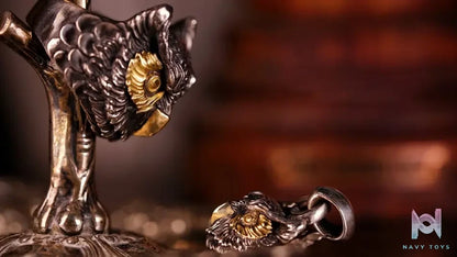 Raven Studio (silver jewelry) – Guardian Series Original Owl Ring Original