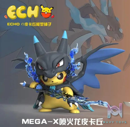 Echo Studio – Pokemon Mega Charizard X & Mega Charizard Y Pikachu