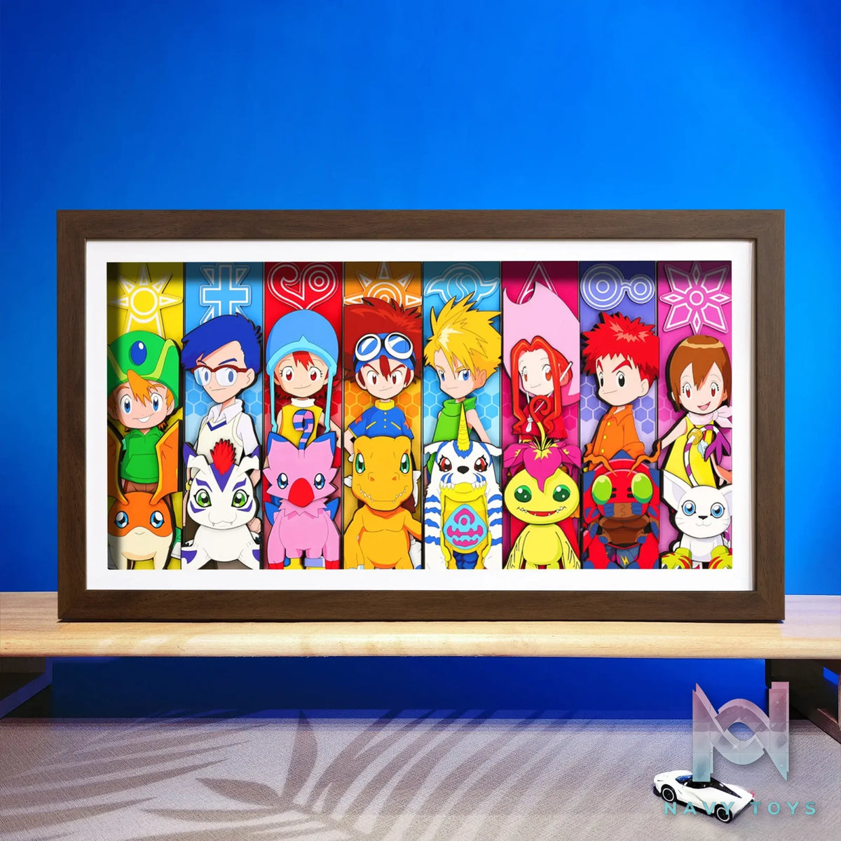 Yu Zhi Jiang Studio – Digimon Multiple Characters Series #3 3D Decorative Painting Digimon