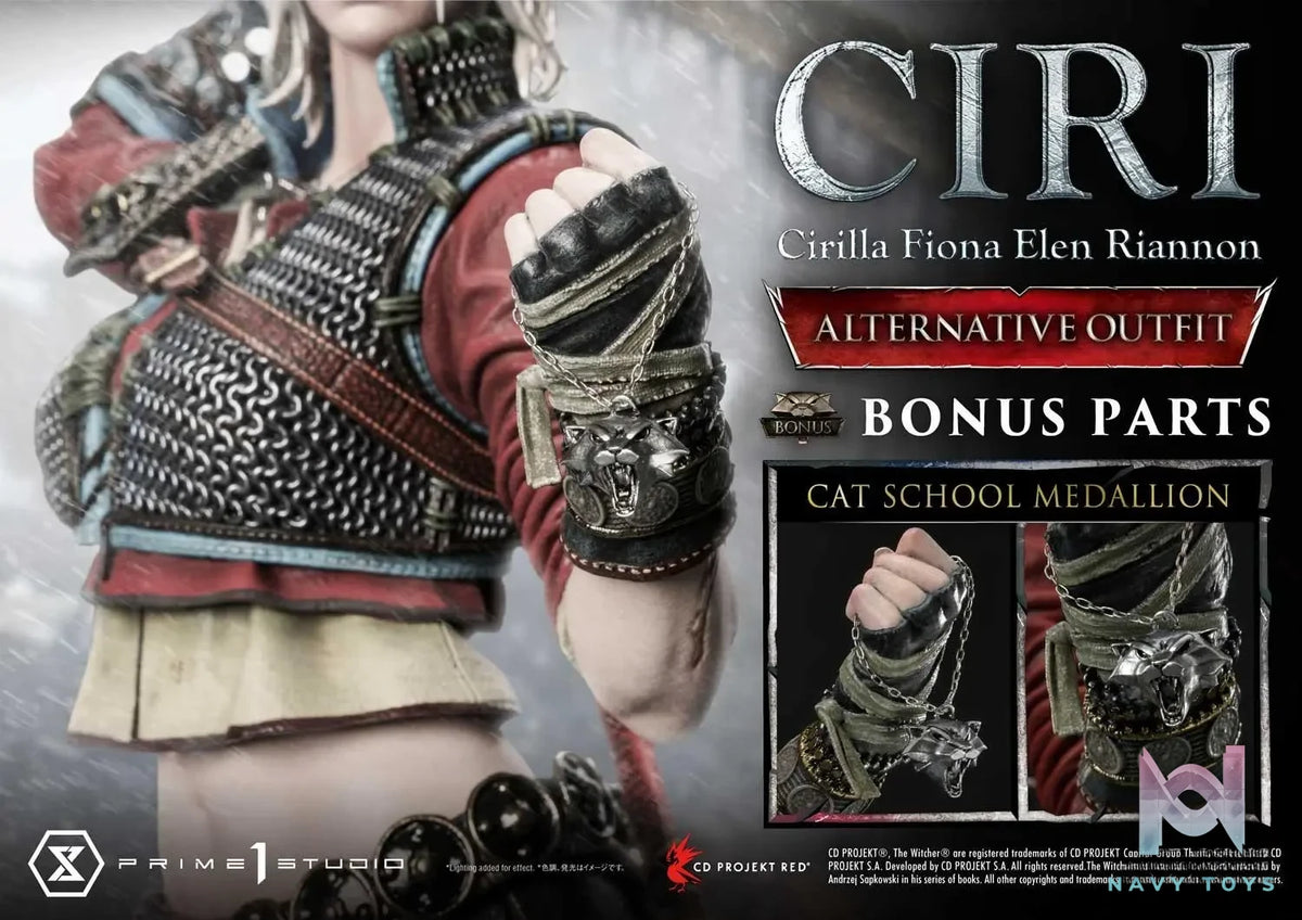 Prime 1 Studio – Premium Masterline The Witcher 3: Wild Hunt Ciri Fiona Elen Riannon Alternative Outfit PMW3-10 PMW3-10DX PMW3-10DXS(Licensed)