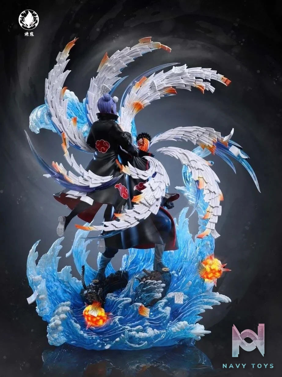 Tobi vs Konan - Naruto - RanDian Studio resin statue randian studio anime figure