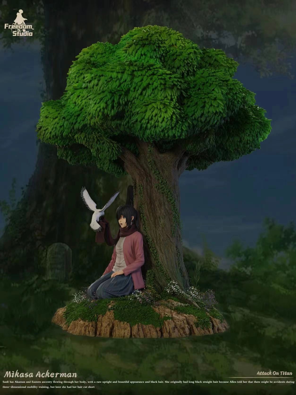 Mikasa - Attack On Titan - Freedom Studio resin statue freedom studio anime figure