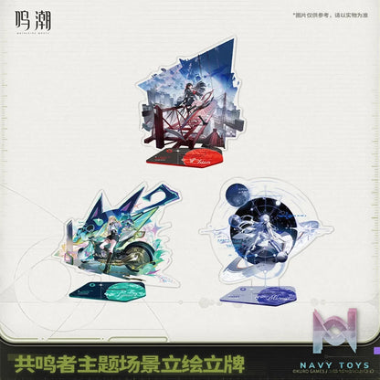 KURO GAMES – Wuthering Waves Resonator-Themed Scene Illustration Stand (Licensed)
