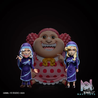 YZ Studio – One Piece Auntie group resonance side young & old Carmel