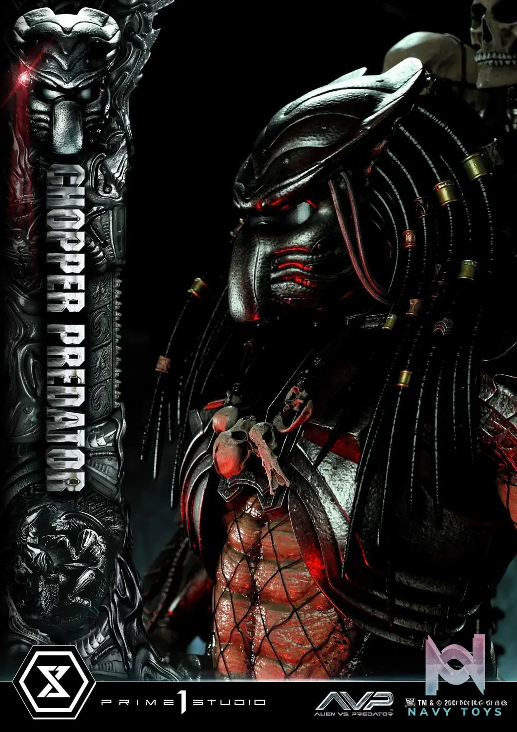 Prime 1 Studio Museum Masterline Alien vs. Predator Chopper Predator MMPR-06