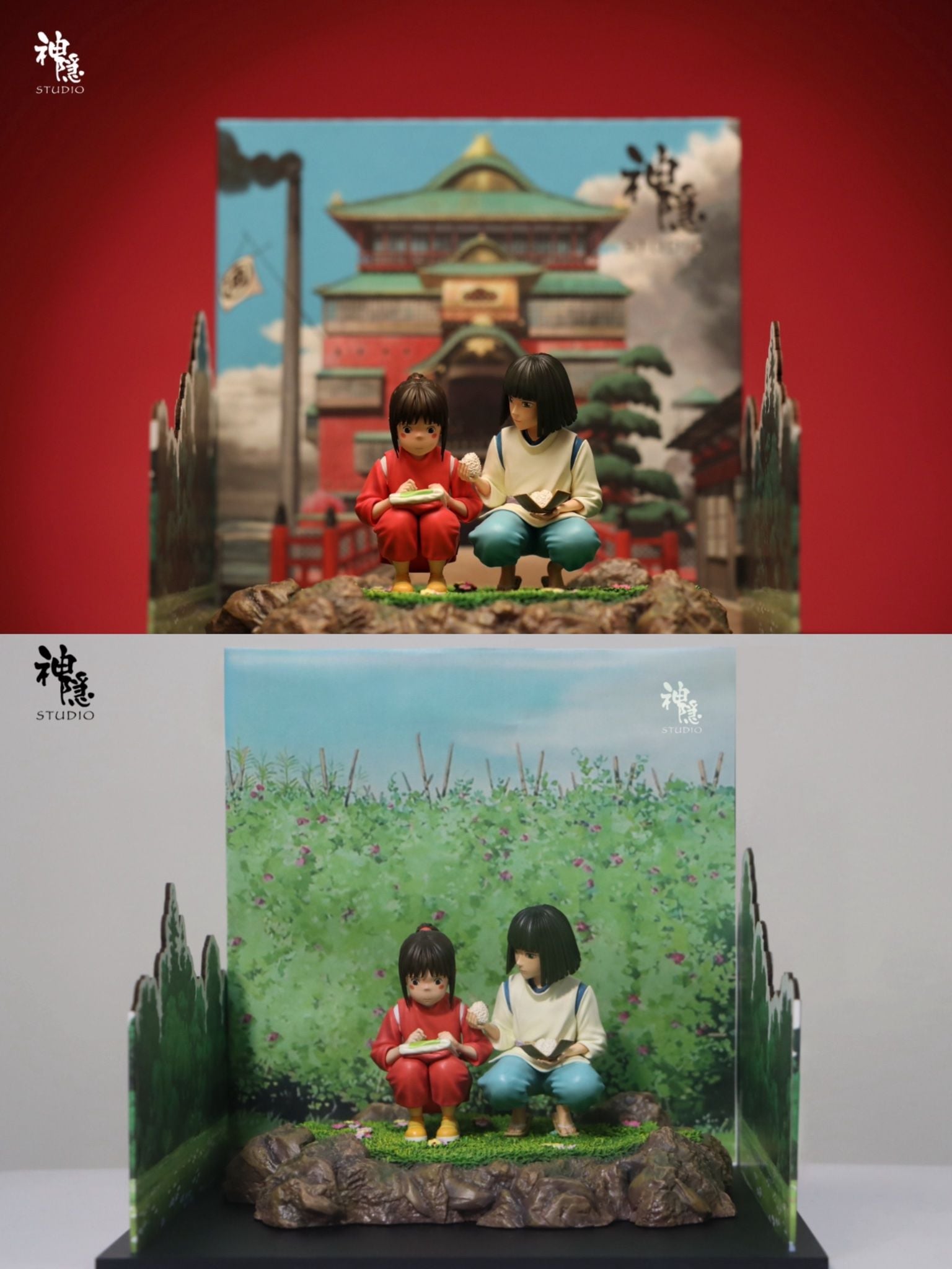Haku & Chihiro - Spirited Away - ShenYin Studio resin statue shenyin studio anime figure