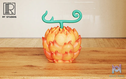 RT Studio – One Piece Devil Fruit Ashtray Series – Flame-Flame Fruit Ashtray, Gum-Gum Fruit Ashtray