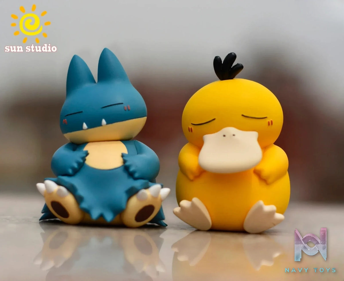 Sun Studio – Pokémon Sleeping Munchlax and Psyduck