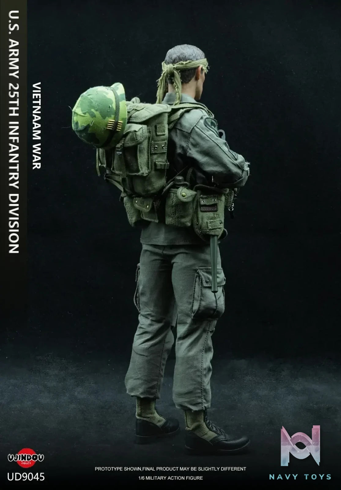 UJINDOU – U.S. ARMY 25TH INFANTRY DIVISION 1/6 VIETNAM WAR NO.UD9045 (Licensed)