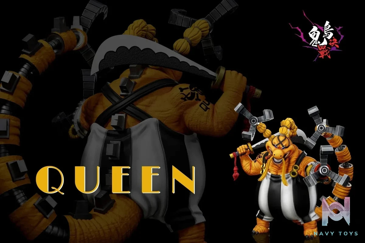 A+ Studio - One Piece Onigashima Decisive Battle 7 Queen resin statue Navy Toys anime figure