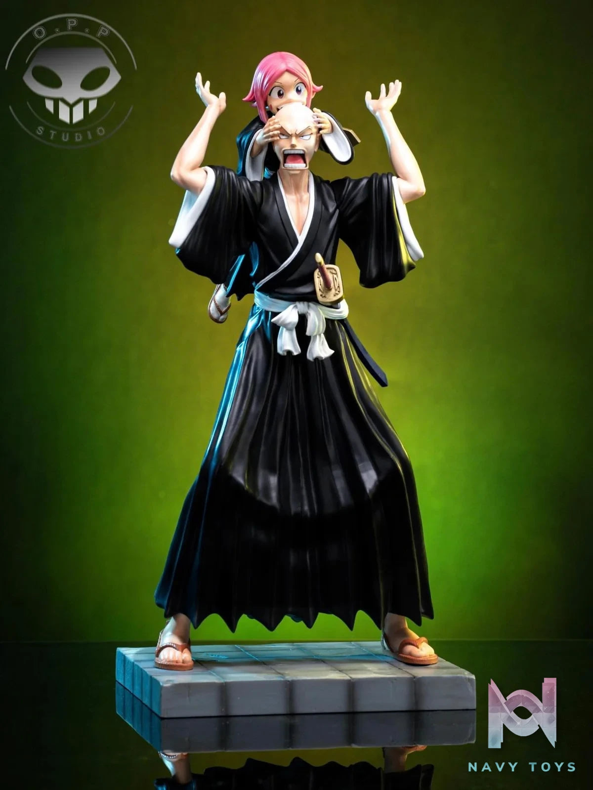 Ikkaku Madarame & Yachiru Kusajishi - Bleach - OPP Studio resin statue opp studio anime figure