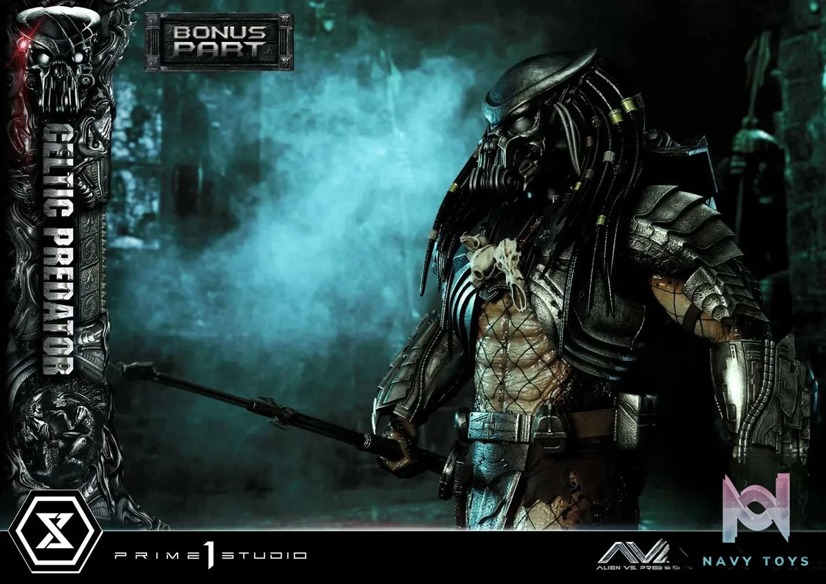 Prime 1 Studio Museum Masterline Alien vs. Predator Celtic Predator MMPR-05 MMPR-05S