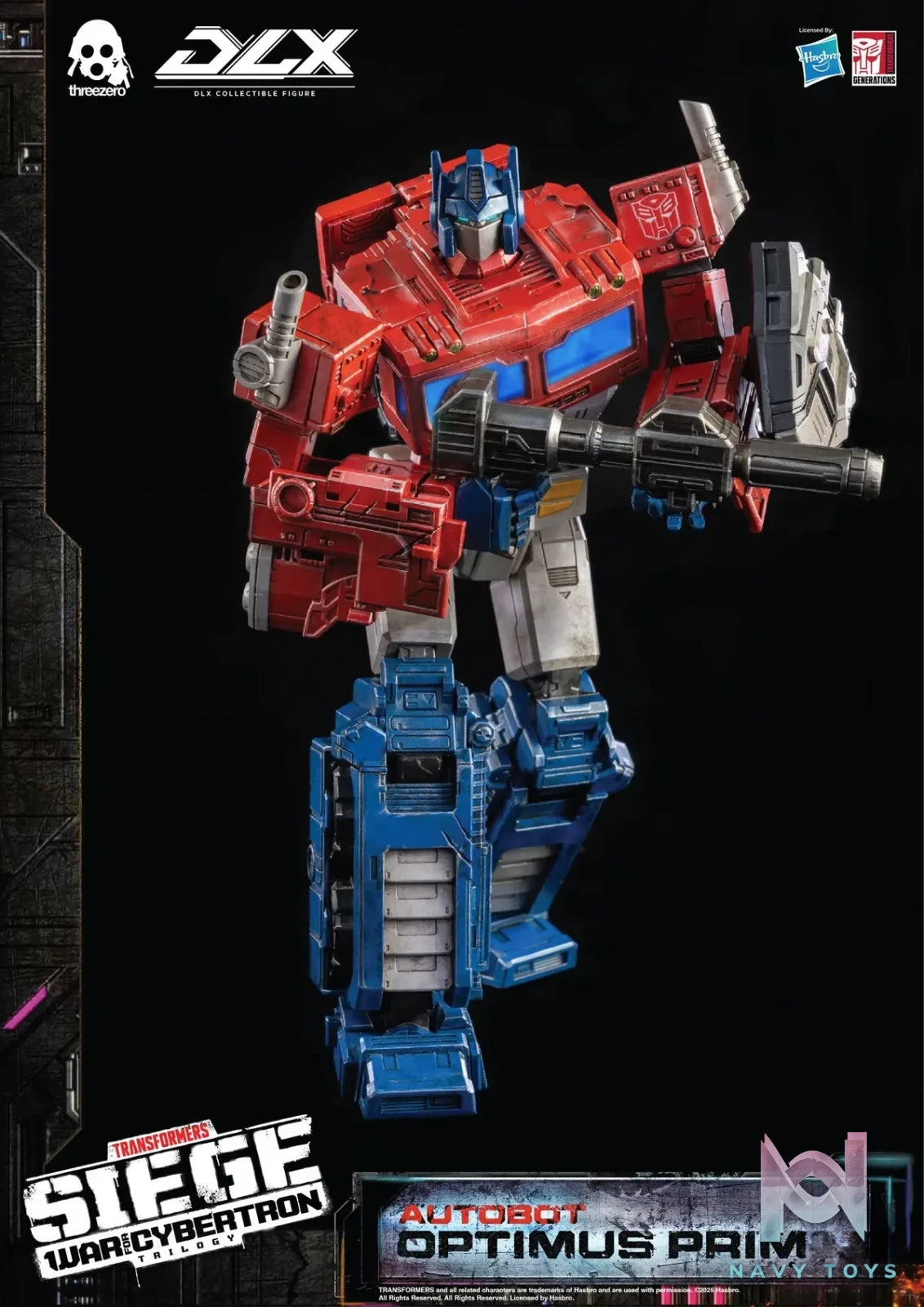 Threezero – Transformers: War for Cybertron 10-inch DLX Optimus Prime (Licensed)