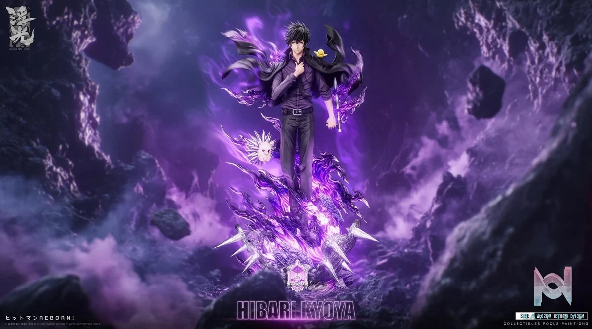 Kyoya Hibari resin statue Floating Light Studio anime figure