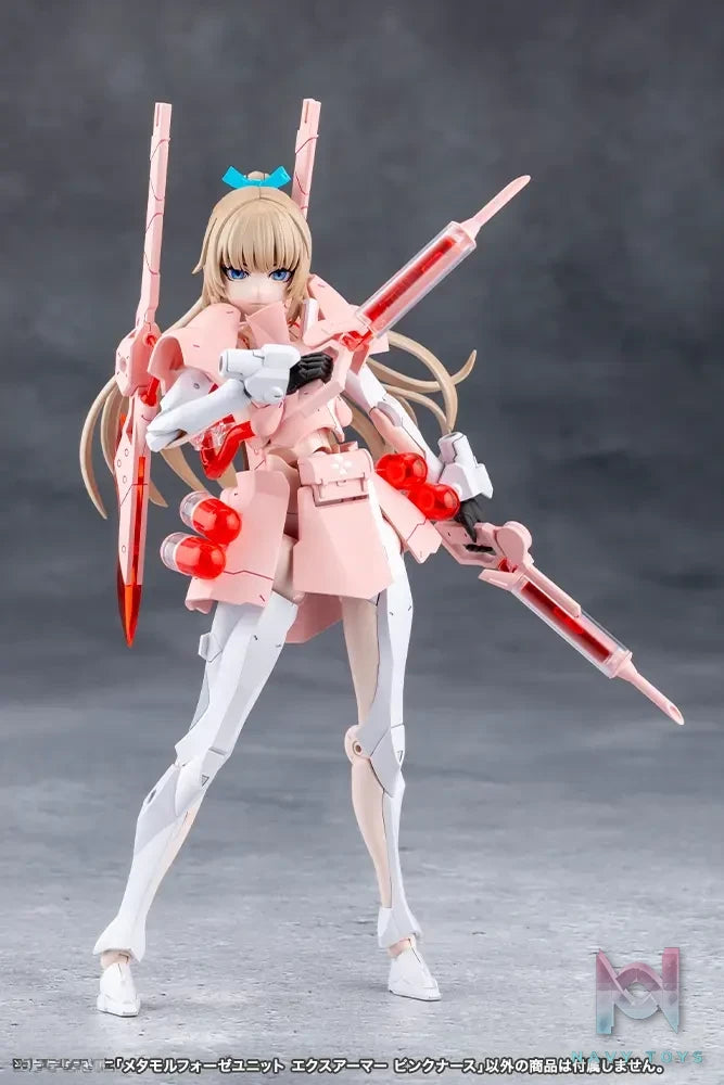 Kotobukiya – MEGALOMARIA UNLIMITED UNIVERSE METAMORPHOSE UNIT EXARMOR PINK NURSE Plastic Model (Licensed)