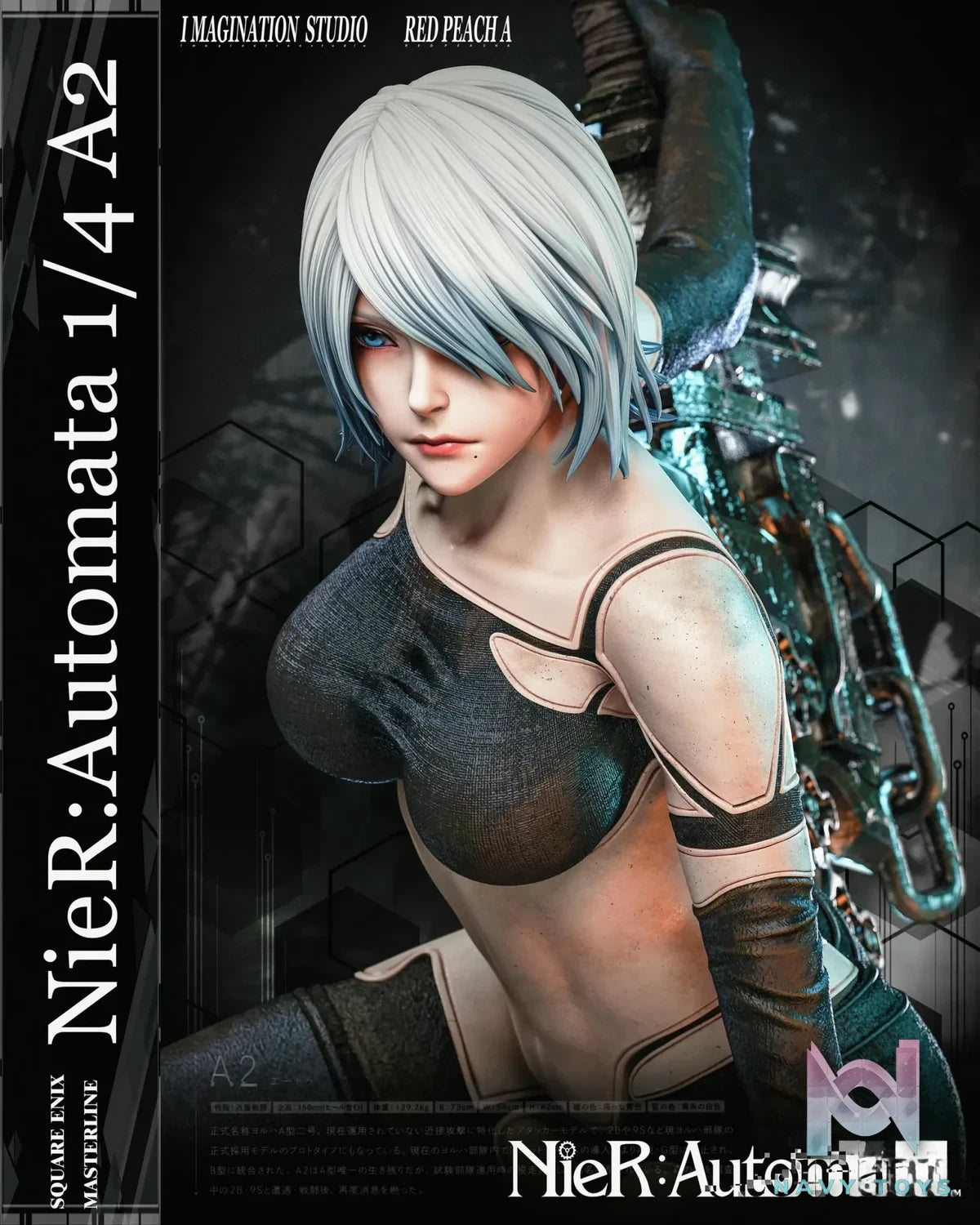 Imagination Studio & Red Peach A Studio - NieR:Automata A2 resin statue Navy Toys anime figure