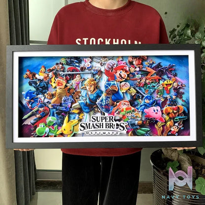 KALA HOME Studio – Super Smash Bros 3D Decorative Painting Super Mario