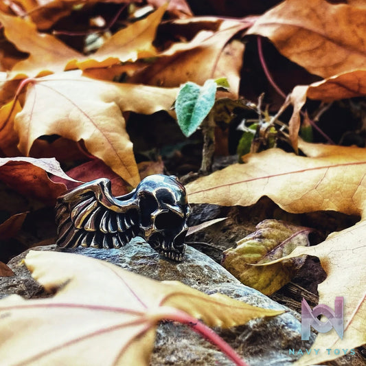 Raven Studio (silver jewelry) – Original “Wings of Faith” Handcrafted Gilded Ring Original