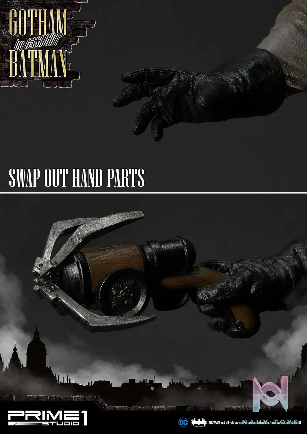 Prime 1 Studio – Concept Masterline Batman: Arkham Origins Gotham By Gaslight Batman CMDC-03 CMDC-03EX CMDC-04 CMDC-04EX (Licensed)