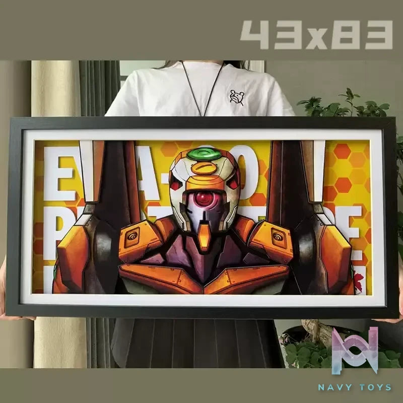 KALA HOME Studio – Evangelion Unit-00 3D Decorative Painting Neon Genesis Evangelion