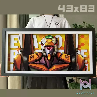 KALA HOME Studio – Evangelion Unit-00 3D Decorative Painting Neon Genesis Evangelion