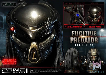 Prime 1 Studio – Life Size Bust The Predator (Film) Fugitive Predator LSTPR-01 LSTPR-01DX (Licensed)