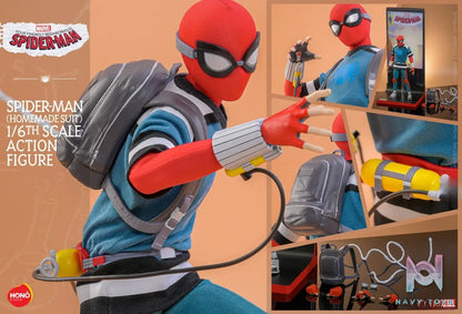 Hottoys & HONO Studio – Marvel Your Friendly Neighborhood Spider-Man (Homemade Suit) Action Figure HS07 (Licensed)