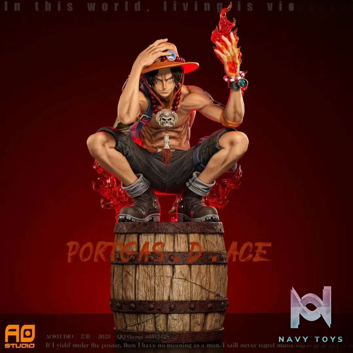 AO Studio – One Piece Three Pirate Brothers Resonance Series – Ace
