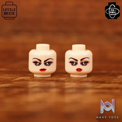 LEYILEBRICK Studio – Cute Girl Posable Head #04 Original