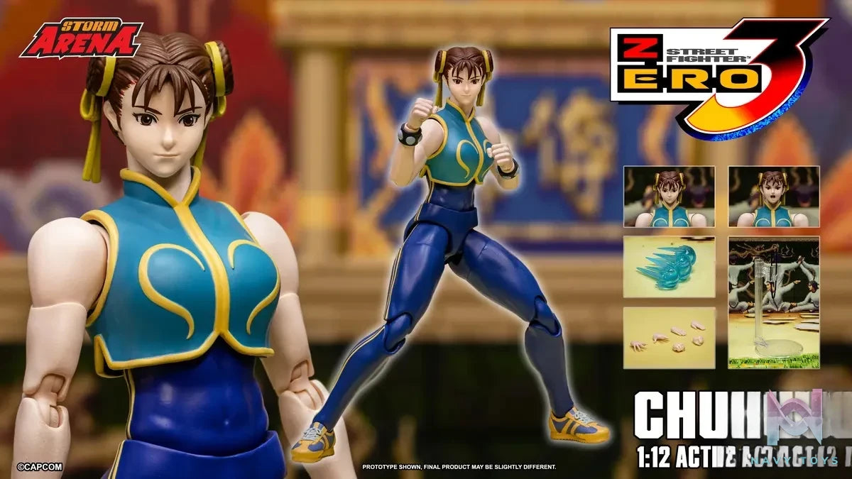 Storm Toys – STREET FIGHTER ZERO 3 CHUN LI 1/12 Action Figure SFSA06 (Licensed)