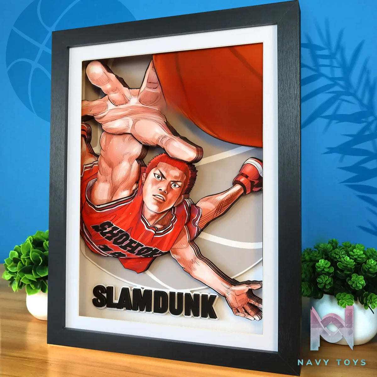 KALA HOME Studio – Hanamichi Sakuragi #02 3D Decorative Painting Slam Dunk