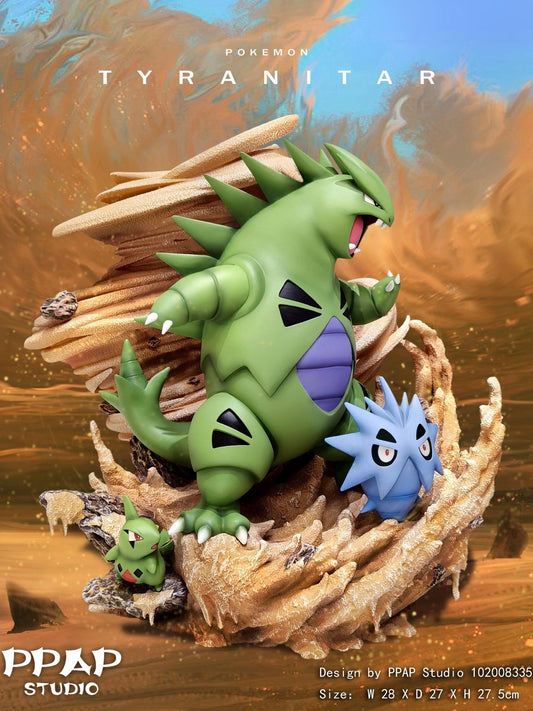 Tyranitar Family - Pokemon - PPAP Studio resin statue ppap studio anime figure