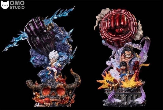 Luffy Nika resin statue OMO Studio anime figure