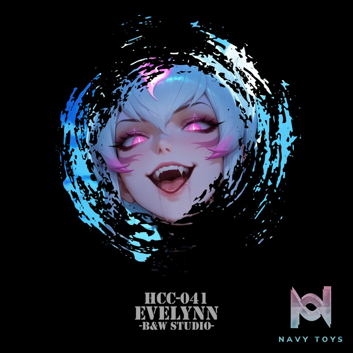 B&W Studio – AI Creator Series Desktop Decorative Card Tiles #41 Evelynn HCC-041A HCC-041B HCC-041C HCC-041D League of Legends
