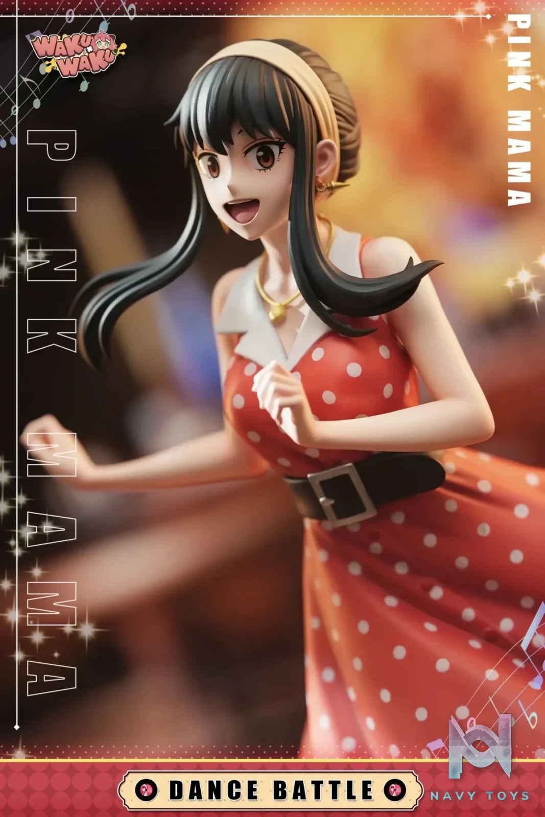 WakuWaku Studio - Spy x Family Phonograph Mom Yor Forger resin statue Navy Toys anime figure