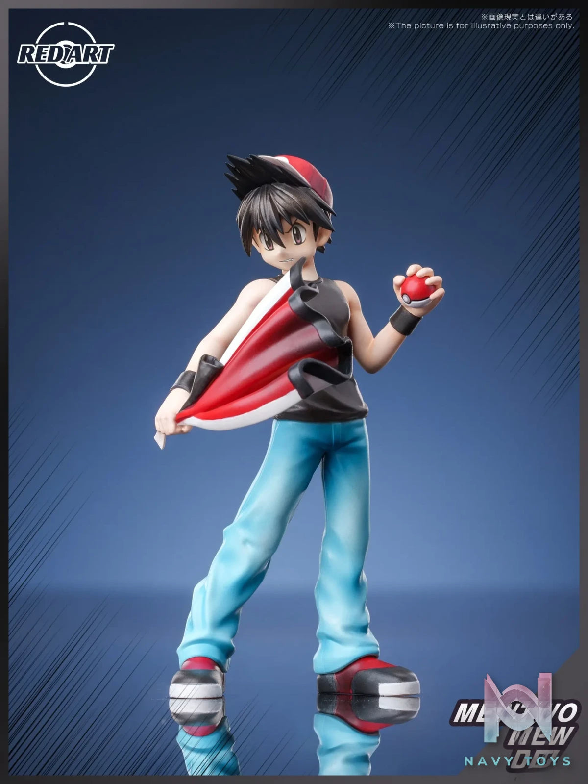 RED ART Studio – Pokemon Adventures Red & Mewtwo