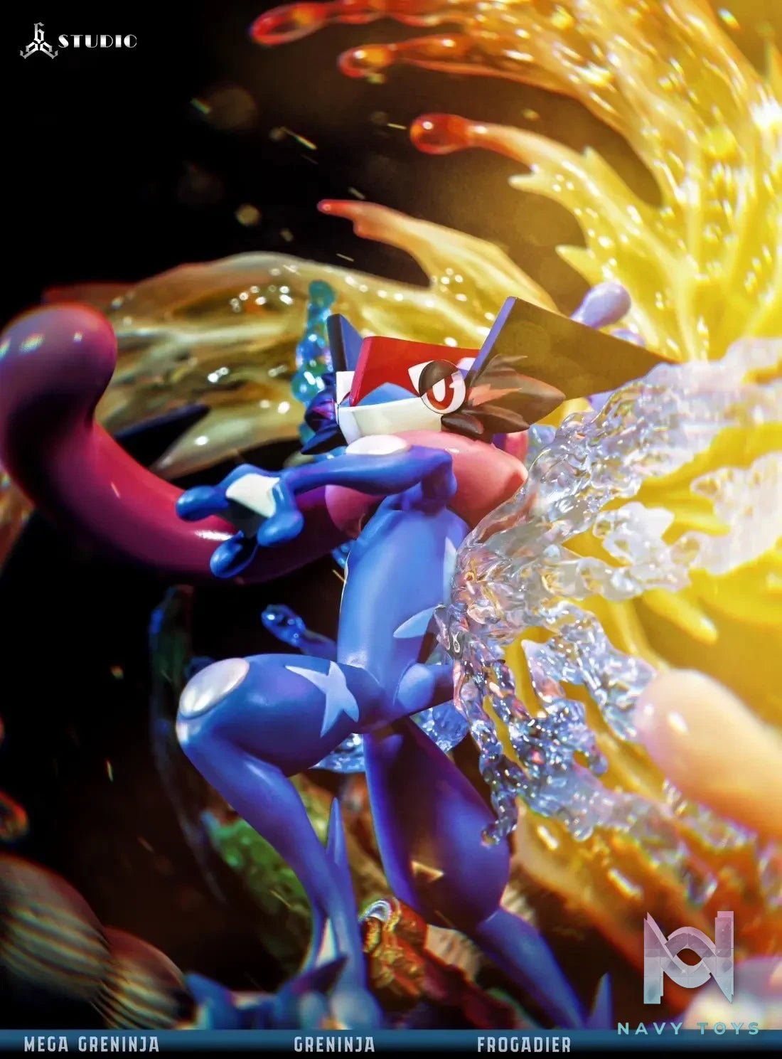 666 Studio – Mega Greninja Water Shuriken All Out Pokémon