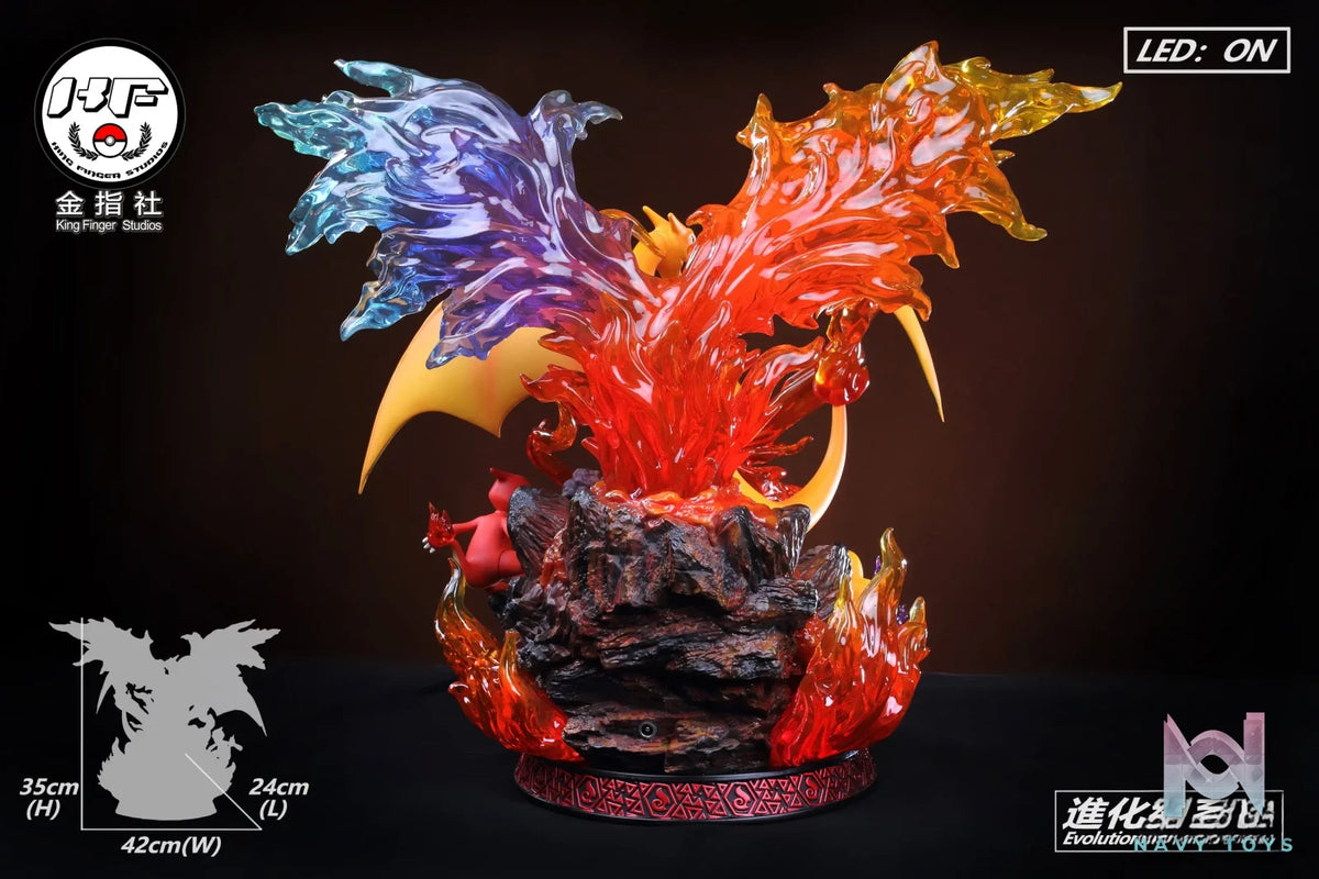 King Finger Studio – Pokemon Charizard Evolution Set