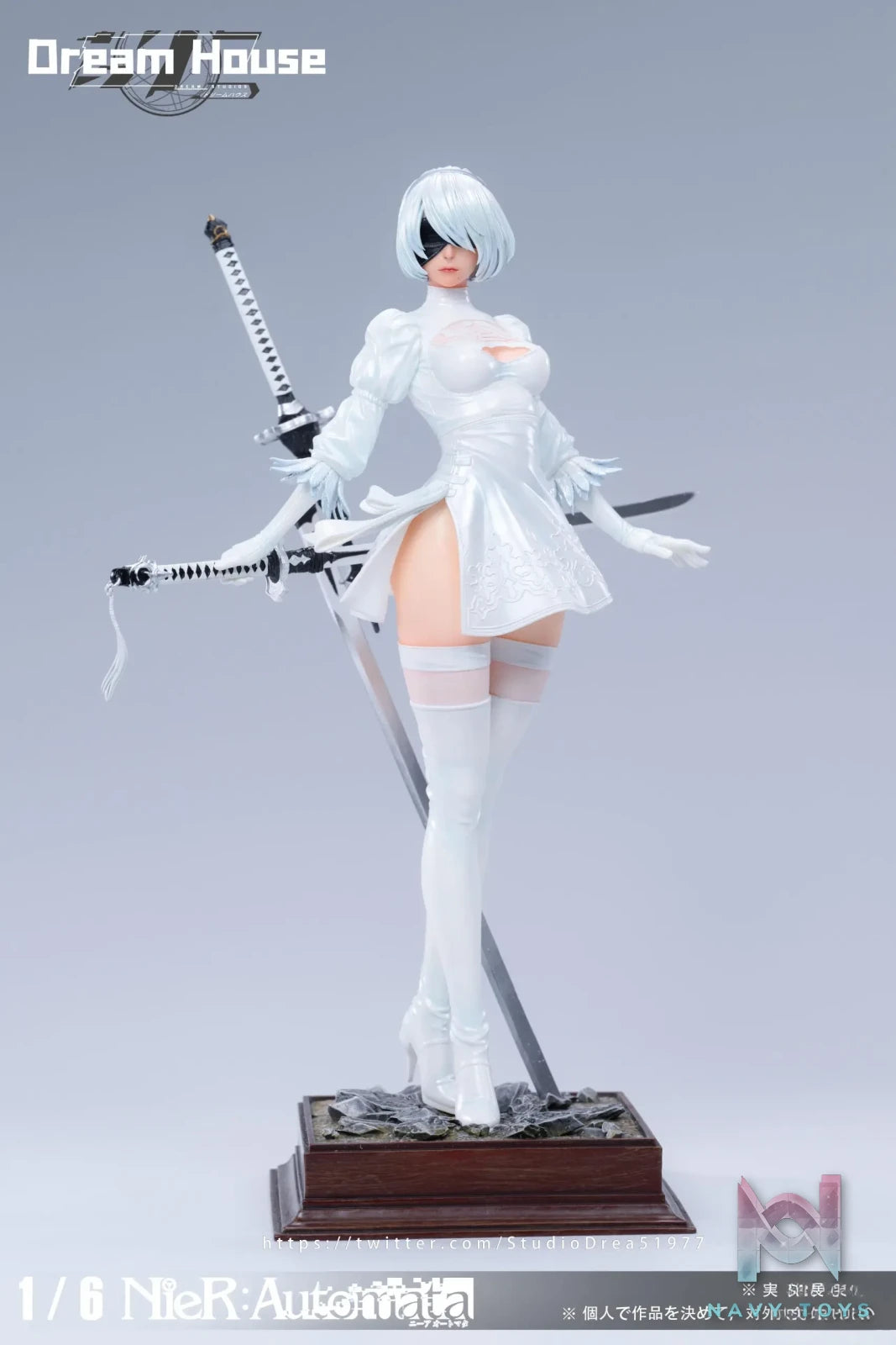 Dream House Studio – NieR Automata 2B 1/6 scale painted finished product