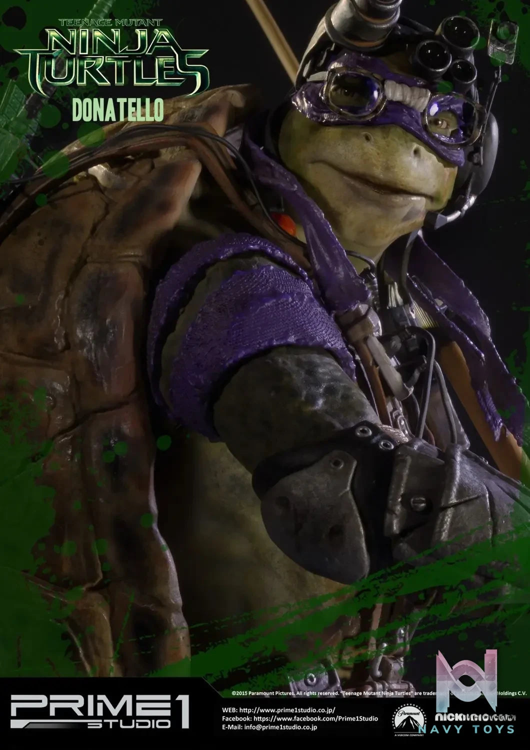 Prime 1 Studio – Museum Masterline Teenage Mutant Ninja Turtles (Film) Donatello MMTMNT-03 (Licensed)