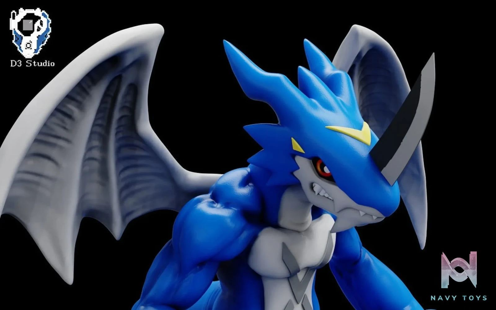 D3 Studio – Digimon Lighdramon And ExVeemon
