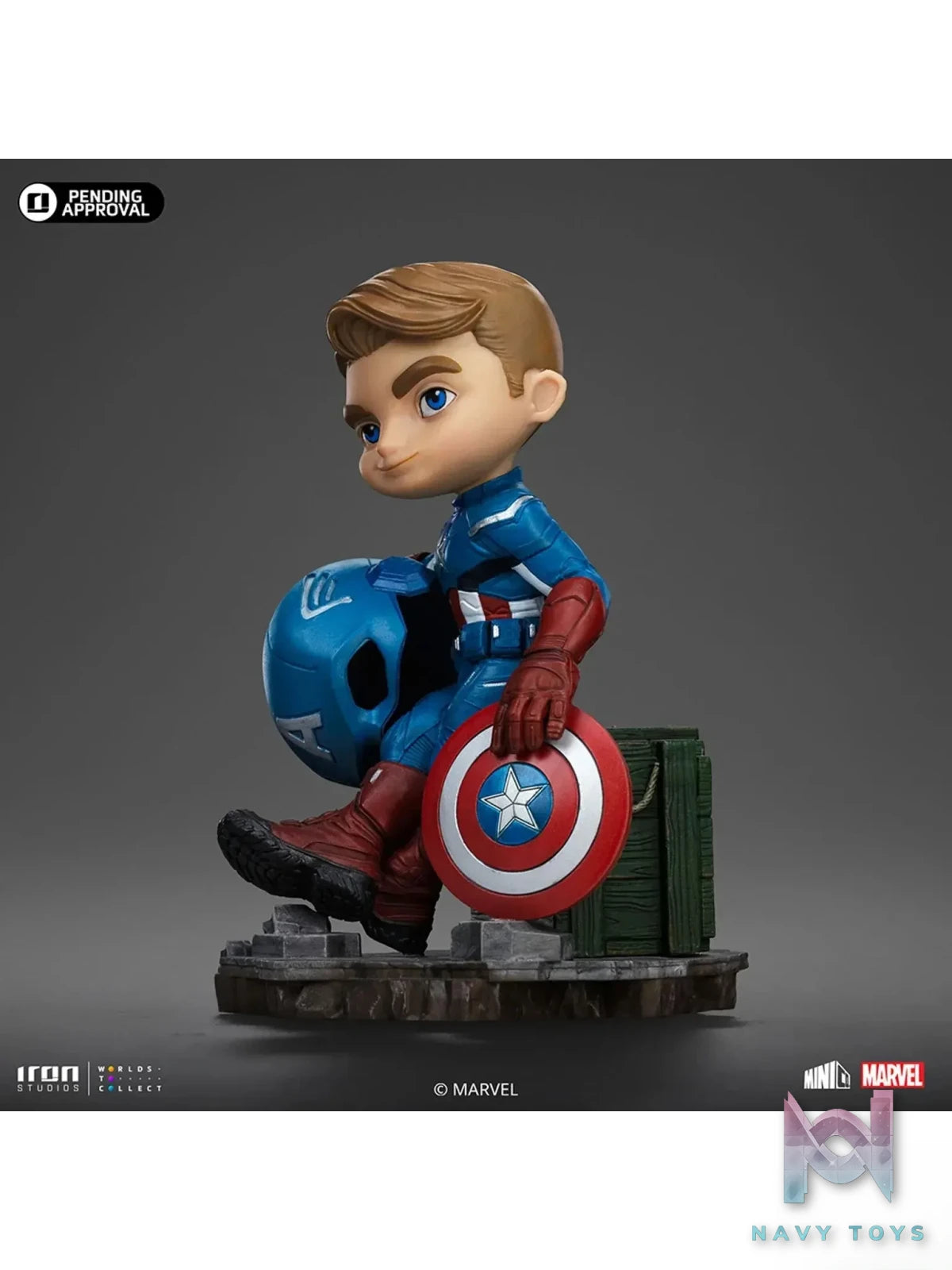 Iron Studio – Marvel MiniCo Series Spider-Man & Splinter & Apollo 11 Astronaut & Captain America (Licensed)