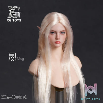 XG Toys – 1/6 Movable Eyes Elf Princess Head Sculpt XG-002 (Licensed)
